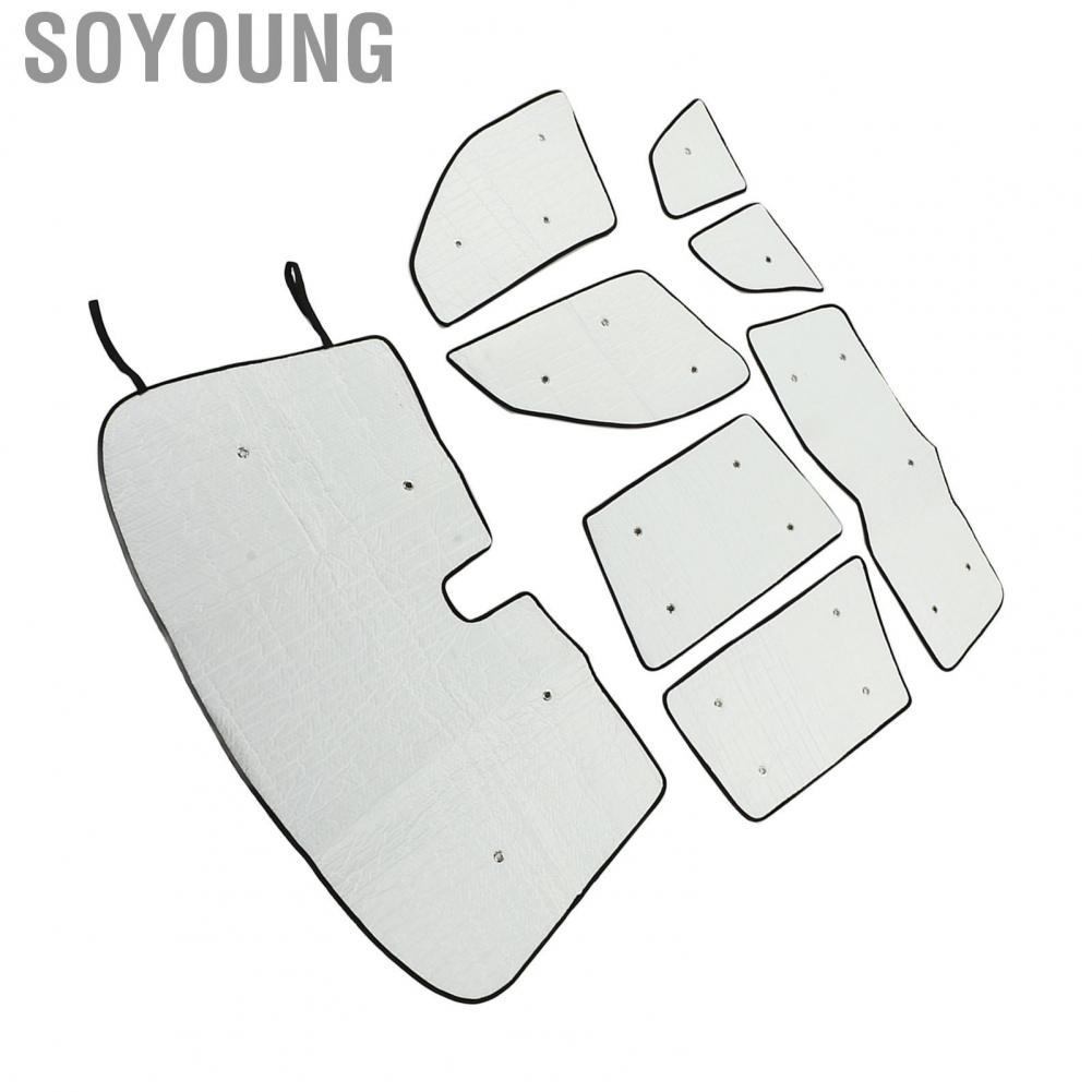 Soyoung Window Heat Shield Cover  Double Layer Reflective 210T Material Windshield Sunshade for X3 E83 2006‑2010