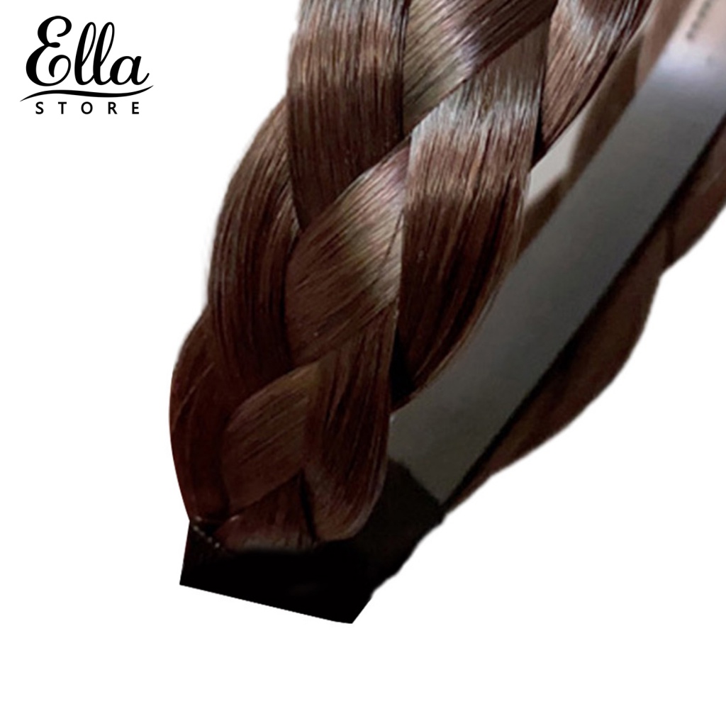 Băng Đô Cài Tóc Giả Thắt Bím Xương Cá Gọn Nhẹ Tự Nhiên 123