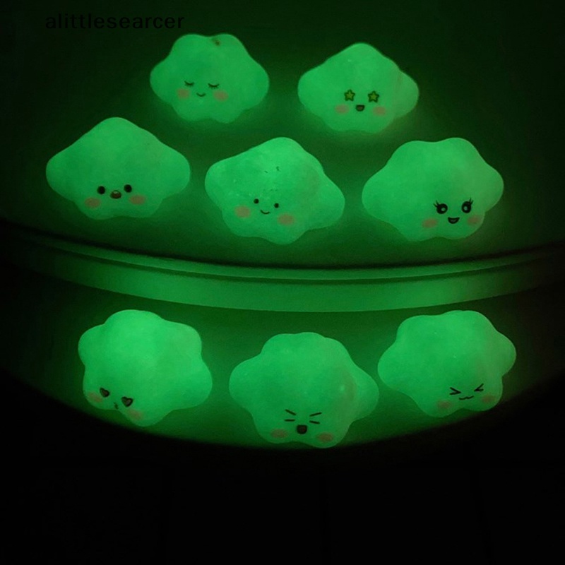 Er Set 3 Mô Hình Makaron Đám Mây Dạ Quang Trang Trí Điện Thoại diy