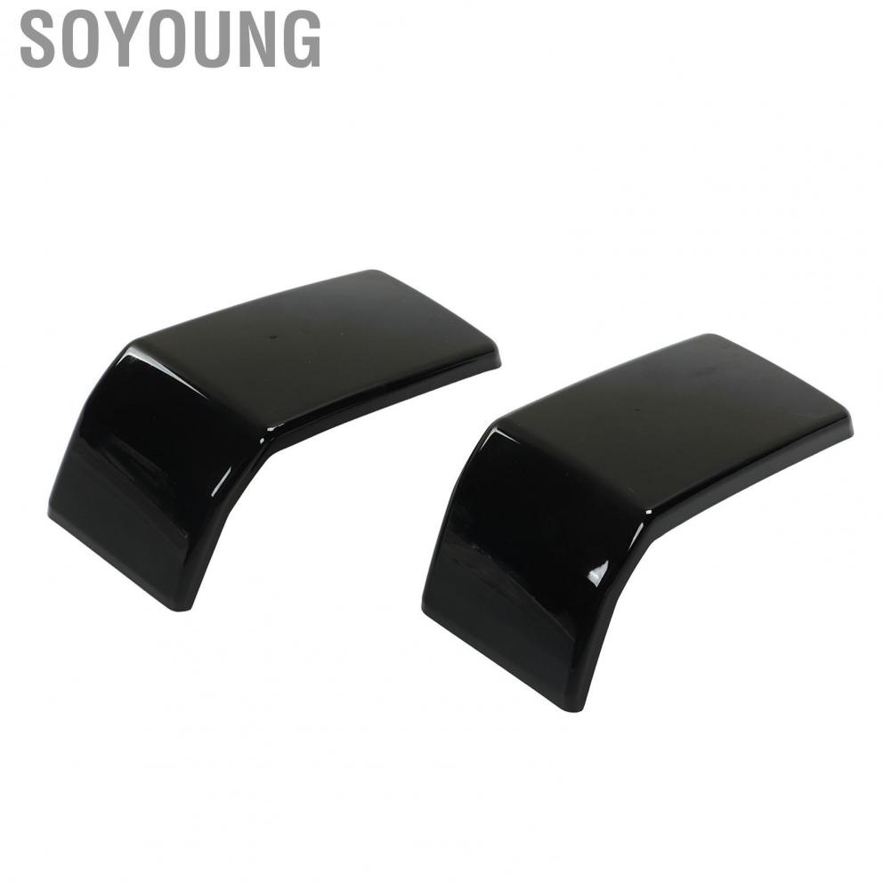 Soyoung Front Bumper Decoration Trim  Car Exterior Accessories Glossy Black Bumper Decoration  Wearproof Colorfast  for G-Class AMG G63 2019-2020