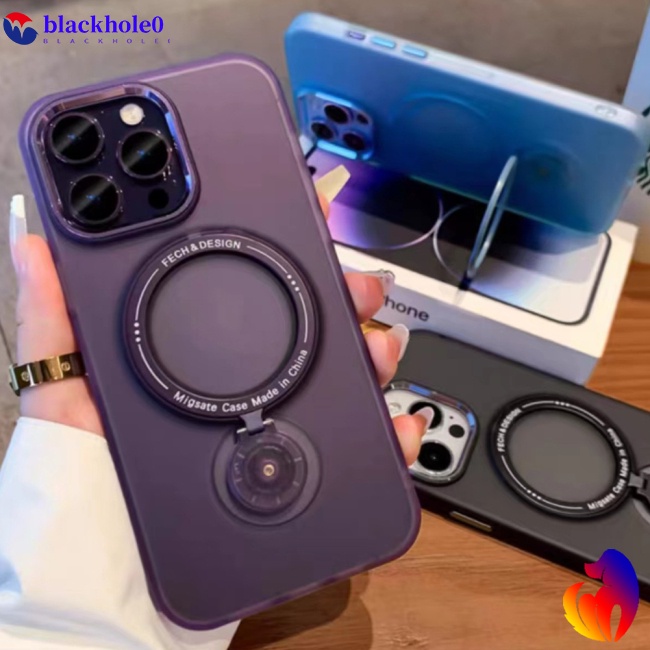 Ốp Điện Thoại Mềm Có Giá Đỡ Nam Châm Xoay 360 Độ Cho Iphone 14promax / 14pro / 14 / 13