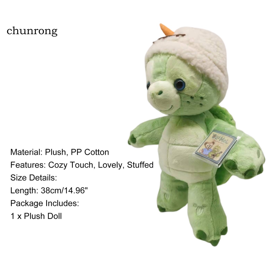 Thú Nhồi Bông Hình Rùa Olu Mel Tortoise 38cm Để Bàn Trang Trí Giáng Sinh