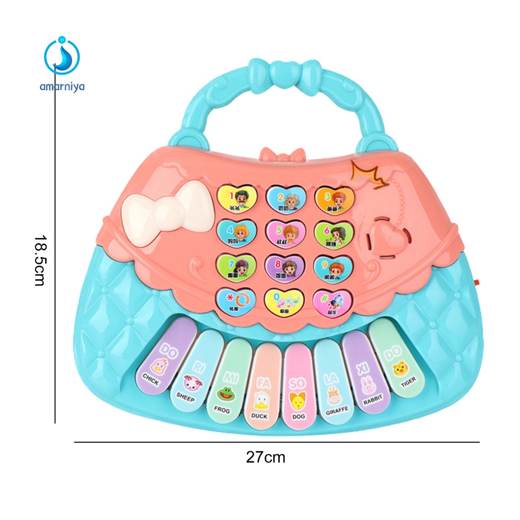 Đồ Chơi Đàn Organ Điện Tử 5 Chế Độ Phát Nhạc Cho Bé