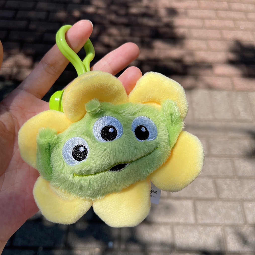 Móc Khóa Búp Bê Nhồi Bông Ba Mắt Đáng Yêu