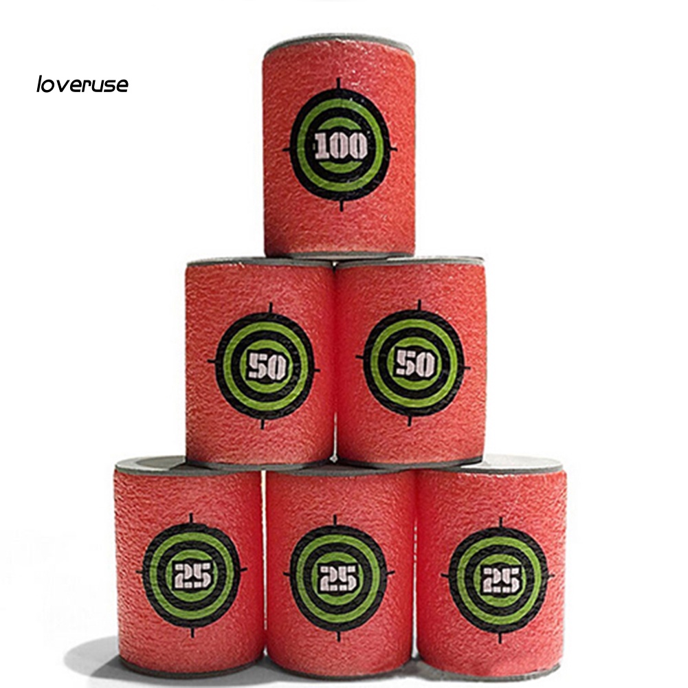 Bộ 6 Mục Tiêu EVA Mềm Mại Dành Cho Bé Chơi Trò N-strike Elite Blasters