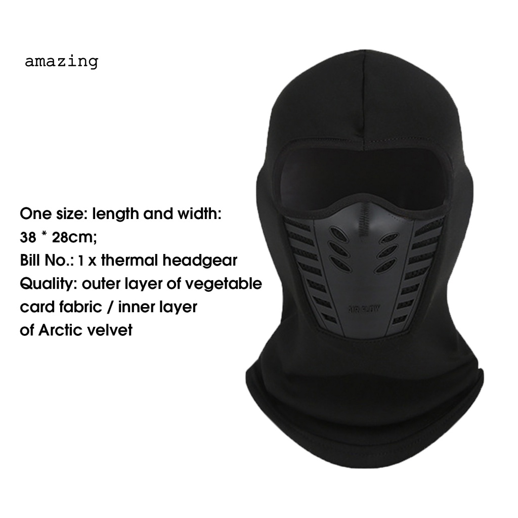 Khẩu Trang Che Phủ Mặt Và Cổ Gọn Nhẹ Thoáng Khí Khi Đi Xe Đạp Trượt Tuyết
