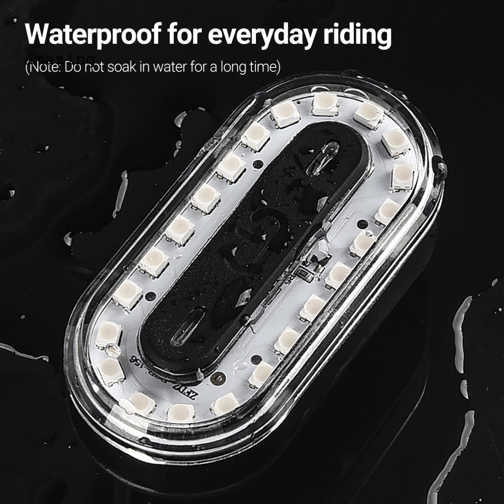 Đèn An Toàn Phía Sau Xe Đạp Dễ Lắp Đặt Tiện Dụng