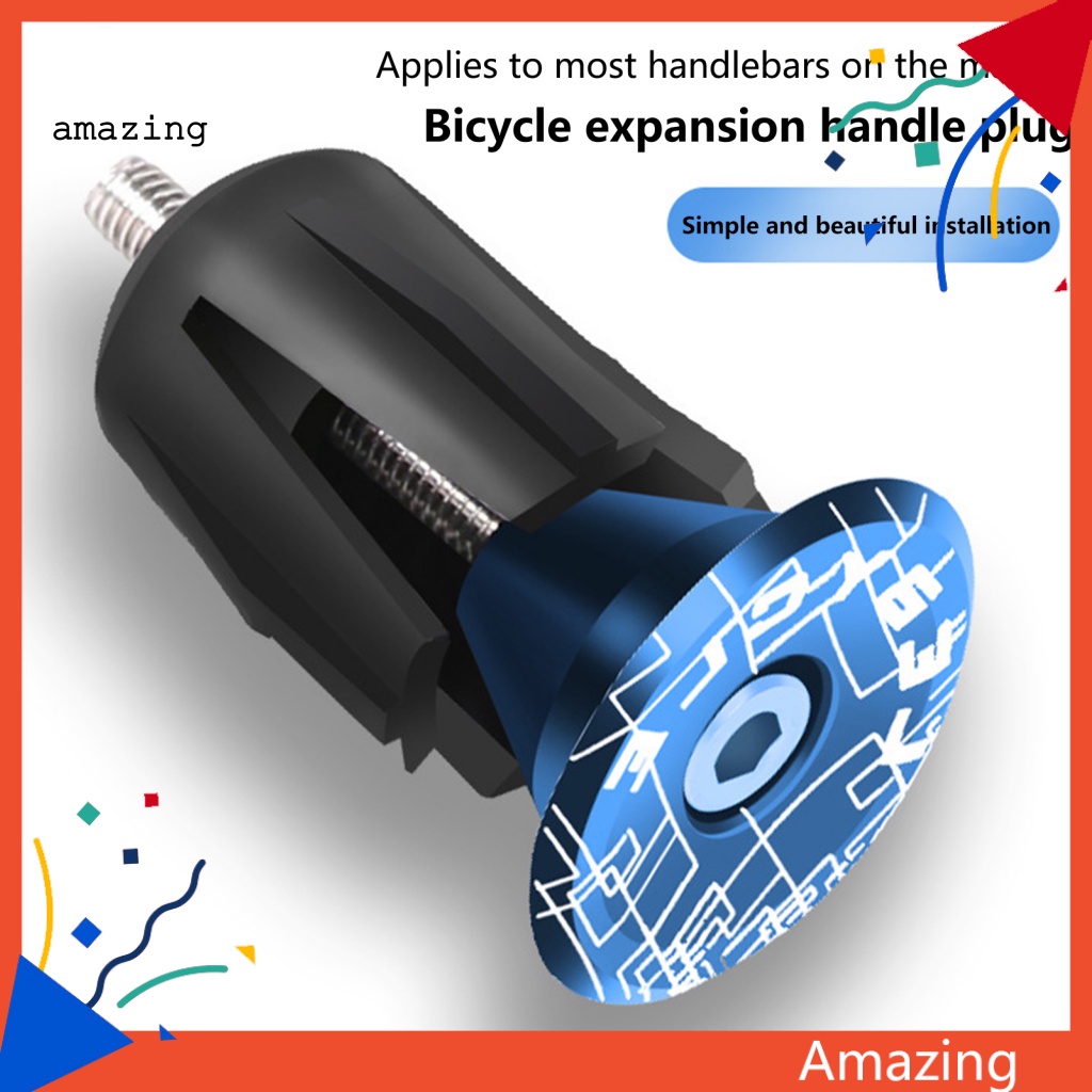 Set 2 Nút Chặn Tay Lái Xe Đạp 4 Màu