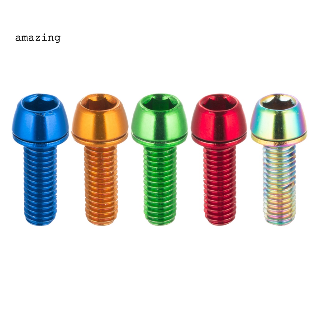 Set 2 Ốc Vít Cố Định Phanh Xe Đạp Bằng Hợp Kim CNC