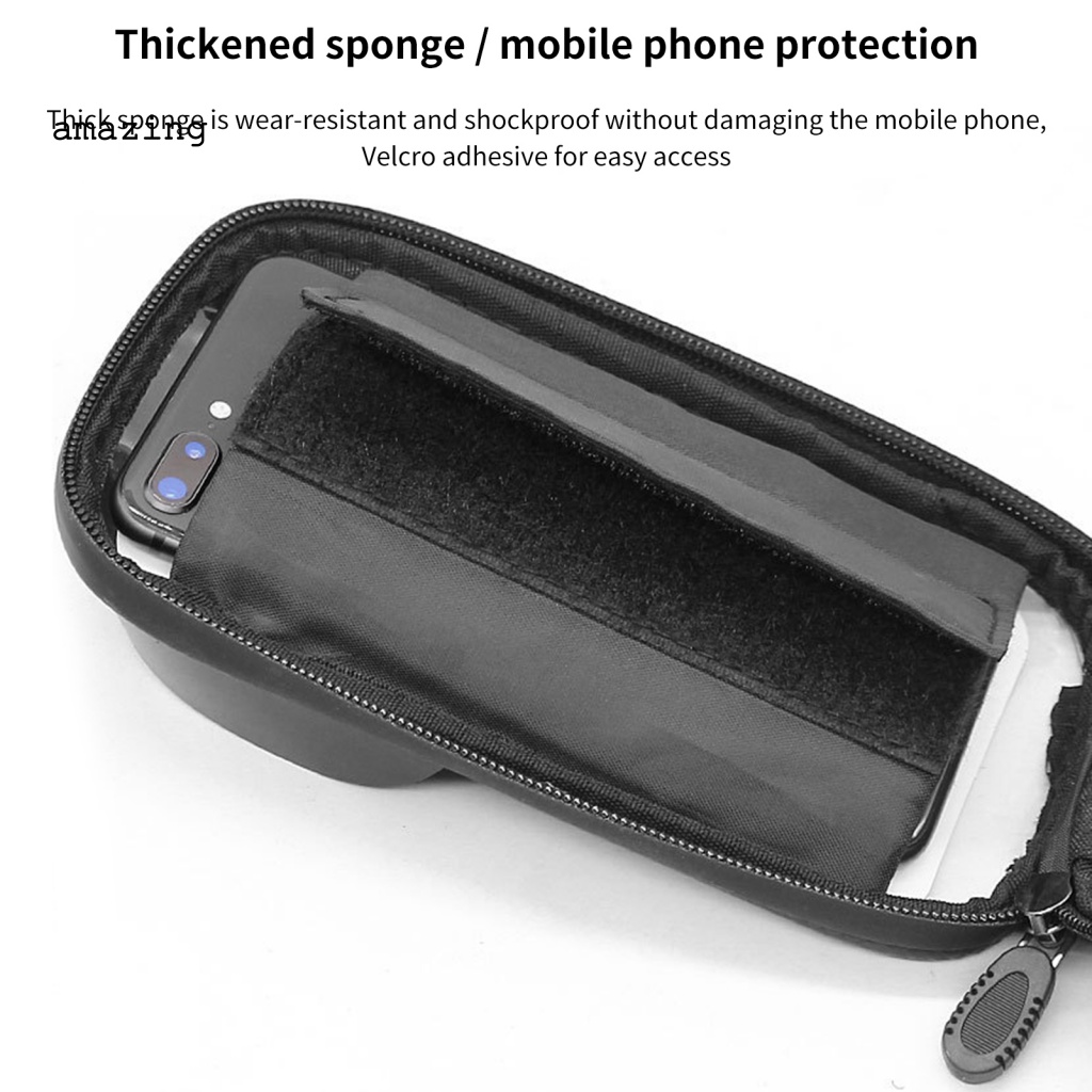 Túi Đựng Đồ Chống Thấm Nước Bằng PVC Gắn Khung Xe Đạp