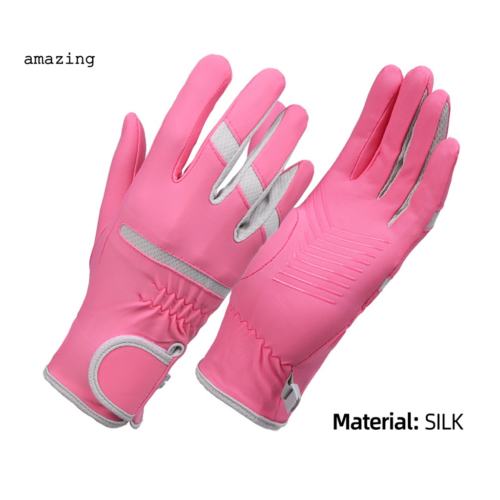 1 Đôi Găng Tay Mỏng Chống Nắng Chống Mòn Chống Sốc Nhanh Khô Dành Cho Nữ