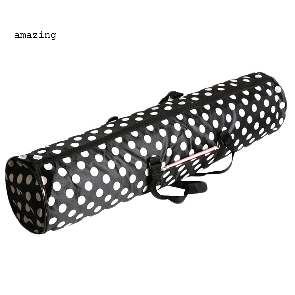 Túi Đeo Vai Đựng Thảm Tập Yoga / Gym Họa Tiết Chấm Bi Chống Thấm Nước
