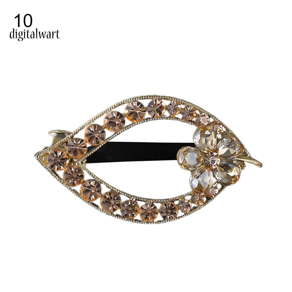 Kỹ Thuật Số| Kẹp Tóc Hợp Kim Hình Trái Tim / Bướm / Lá Đính Đá Xinh Xắn