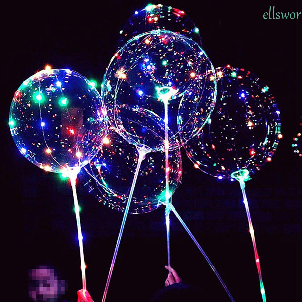 Bong Bóng Bobo Ballons Trong Suốt Phát Quang Độc Đáo Trang Trí Tiệc Cưới / Sinh Nhật