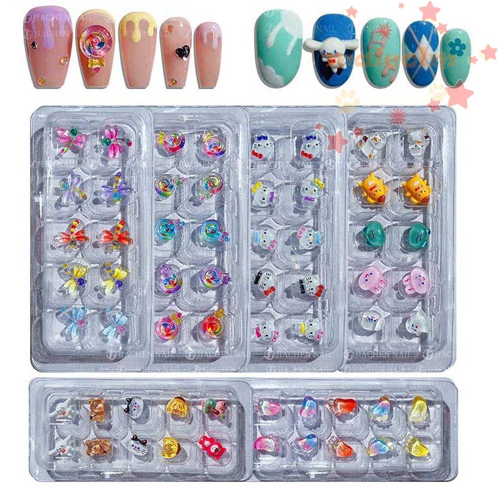 Phụ Kiện Trang Trí Móng Tay 3D Hình Bướm Thời Trang Sang Trọng