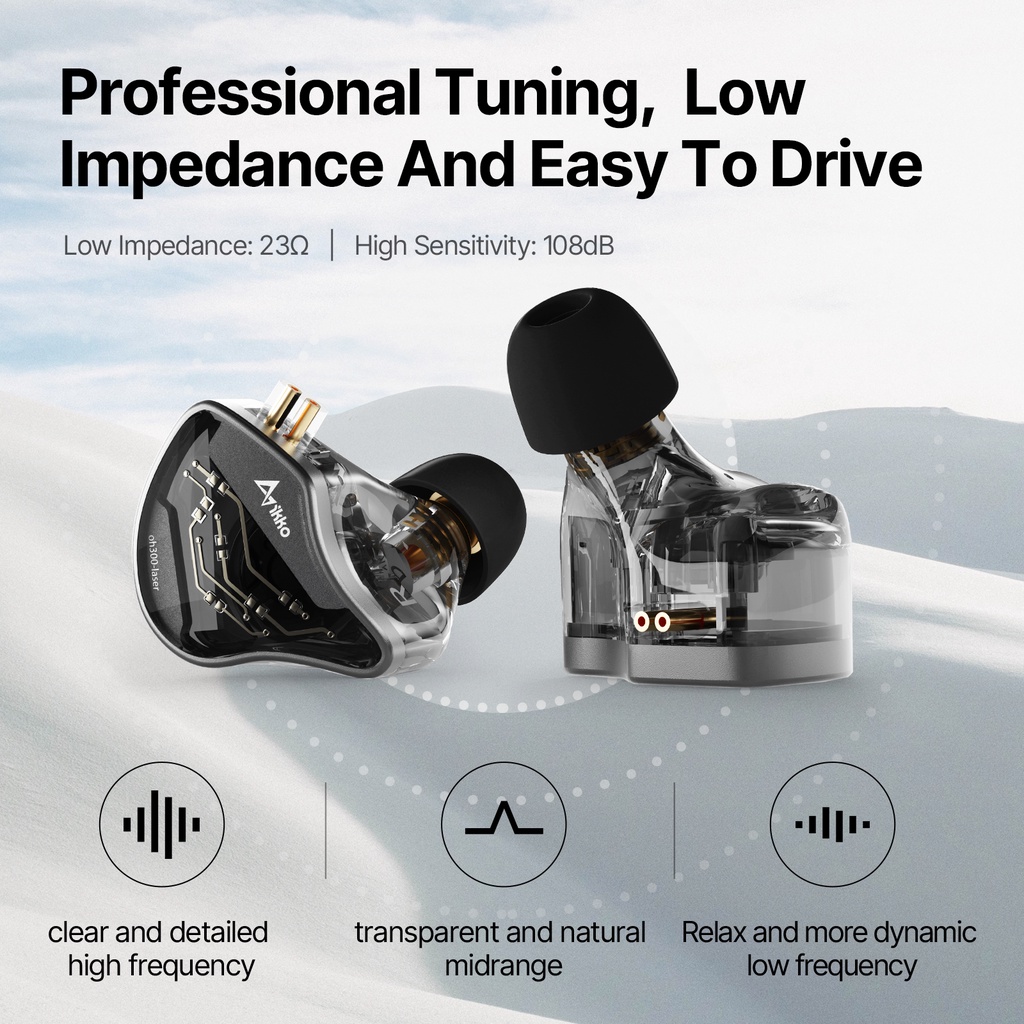 Tai Nghe iKKO OH300 Âm Thanh HIFI Sống Động Jack Cắm 32 0.78mm Cao Cấp