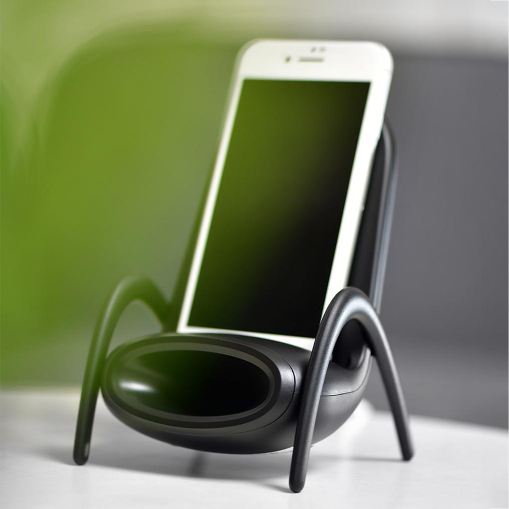 Đế Sạc Điện Thoại Kiêm Loa Không Dây 10W Bằng ABS Nhanh Trang Trí Nhà Cửa