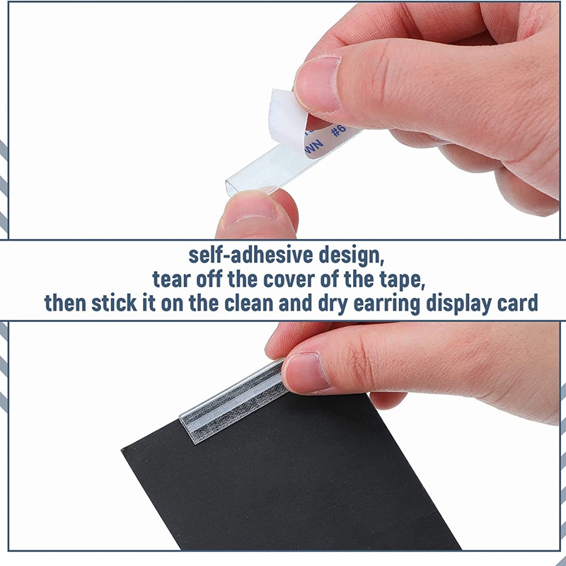 Set 450 Thẻ Dán Trưng Bày Bông Tai / Vòng cổ Tiện Lợi