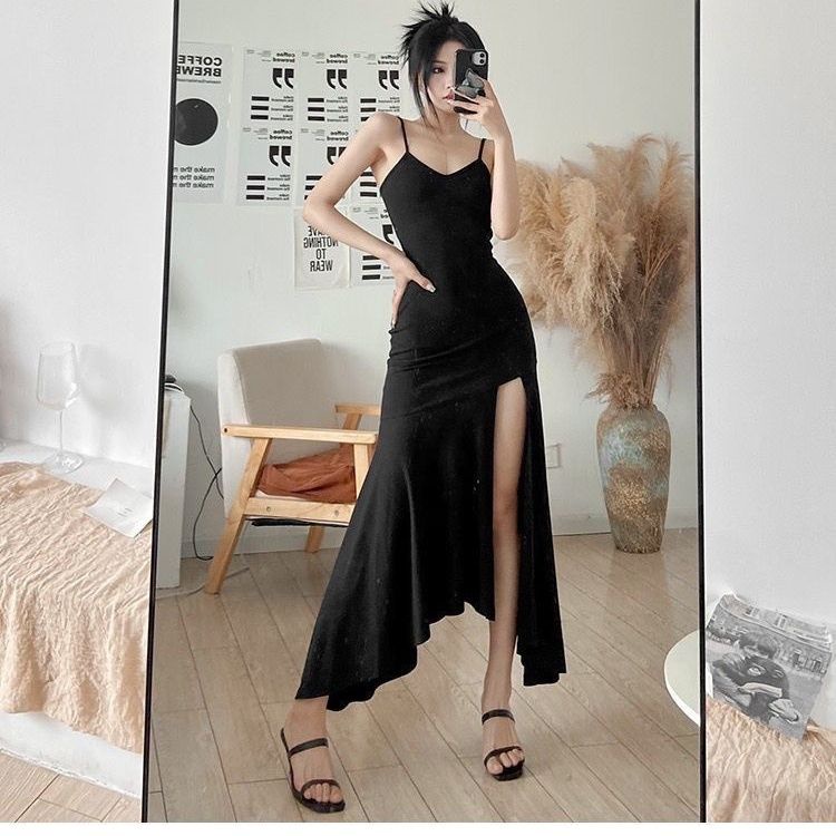 Đầm Đuôi Cá Lệch Tà Quyến Rũ Thời Trang Hè Cho Nữ