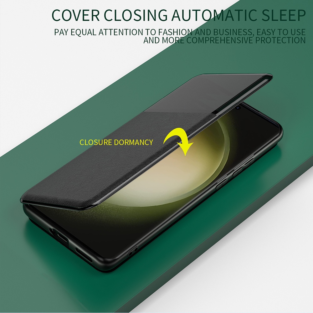 Bao Da Điện Thoại Nắp Lật Thông Minh Chống Sốc Có Giá Đỡ Cho Samsung Galaxy S23 Ultra Samsung Samsung Samsun S23 S23Plus