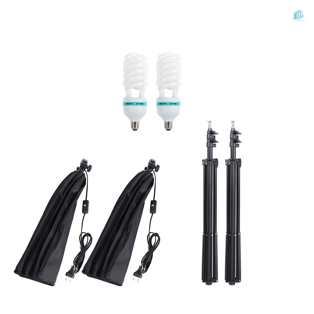 Bộ Đèn Chụp Ảnh Chuyên Nghiệp 5500K 135W Có Giá Đỡ