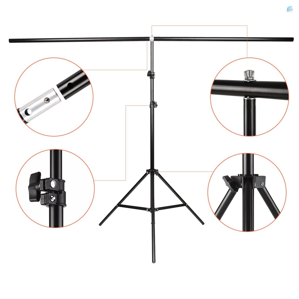 Phông Nền Chụp Ảnh Hai Mặt Màu Xanh Lá Cây Màn Hình Xanh Dương 5x7ft Hình Chữ T 5x7ft Có Thể Điều Chỉnh Kèm Kẹp Lò Xo 3X