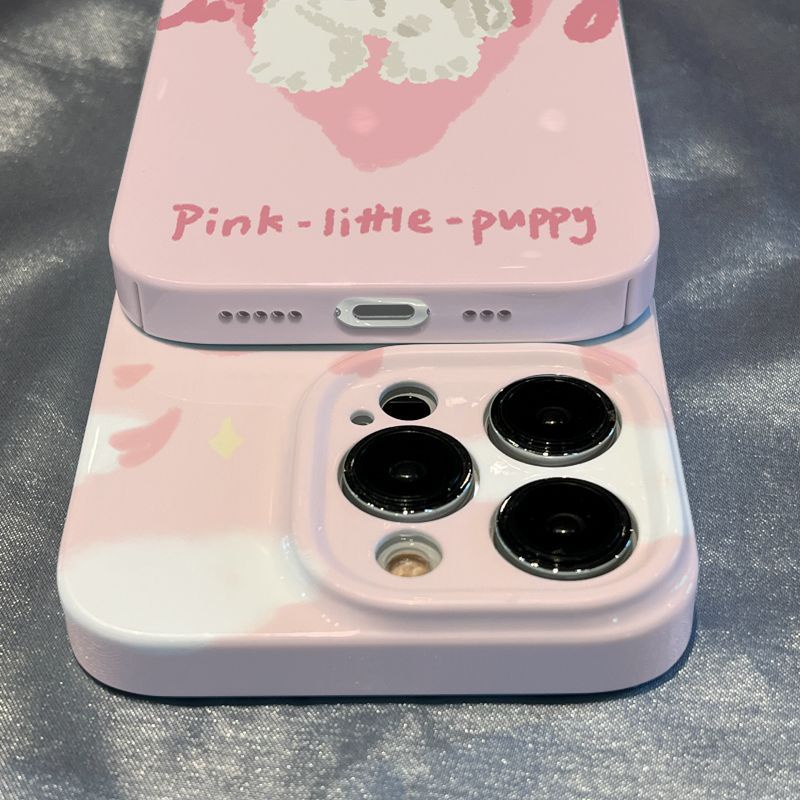 Ốp Điện Thoại Cứng In Hình Chú Cún Dễ Thương Cho iPhone12promax14plus11 / / Apple xs 13 2Ed 87 / xr