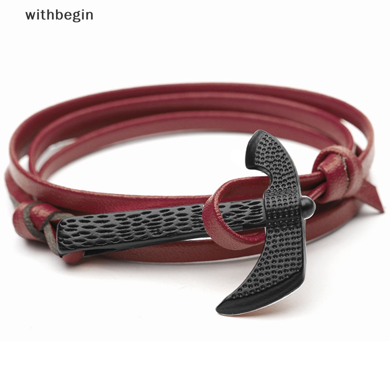 Vòng Tay Da Paracord Kim Loại Màu Đen Thời Trang Cho Nam