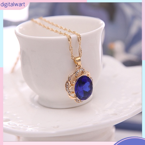 Bộ Vòng cổ + Bông Tai Đính Đá Thời Trang Cho Nữ