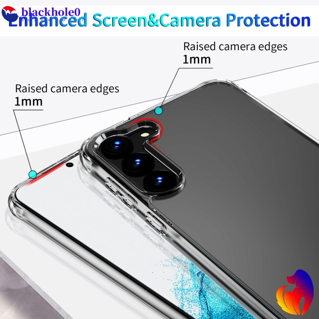 Ốp Điện Thoại Hình Vuông Trong Suốt Chống Sốc Cho S23plus S23 +