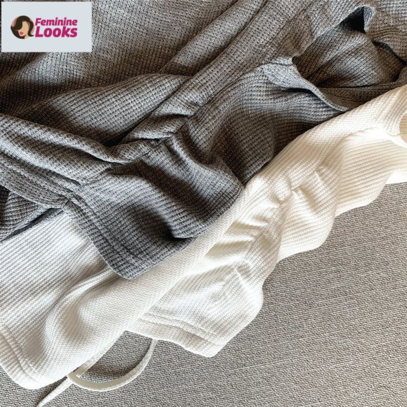 Áo Thun Ngắn Tay Cổ Cao Phối Dây Rút Sau Lưng Thời Trang Cá Tính