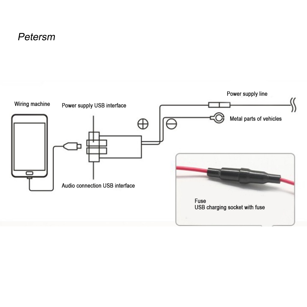 Ổ Cắm Sạc Giao Diện USB Kép Cách Nhiệt PP 40x20mm 4.2A Cho Toyota Vigo