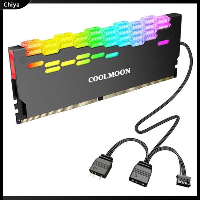 Mô Đun Tản Nhiệt Bộ Nhớ Coolmoon Ra-2 Ram 5v Argb Hiệu Quả Cao Cho Máy Tính