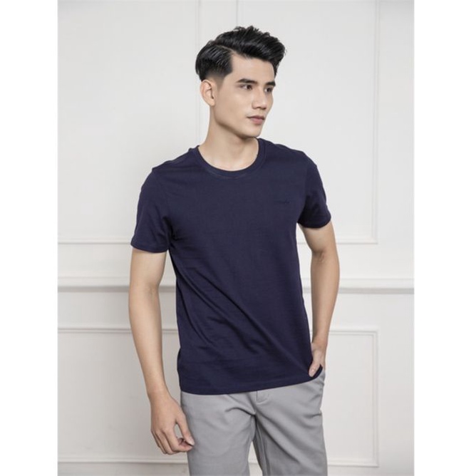 Áo thun nam ngắn tay ARISTINO phom Regular fit, chất cotton cao cấp mềm mại, thấm hút tốt - ATS018S1