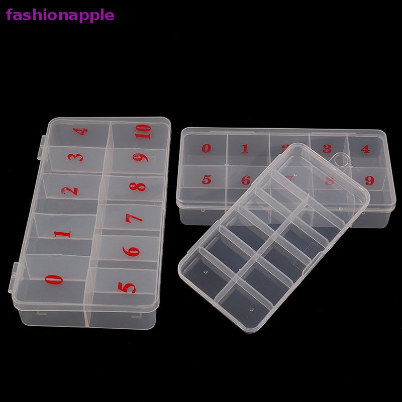 Hộp Rỗng Đựng Hạt Đá 10 / 11 Ngăn Trang Trí Móng Tay