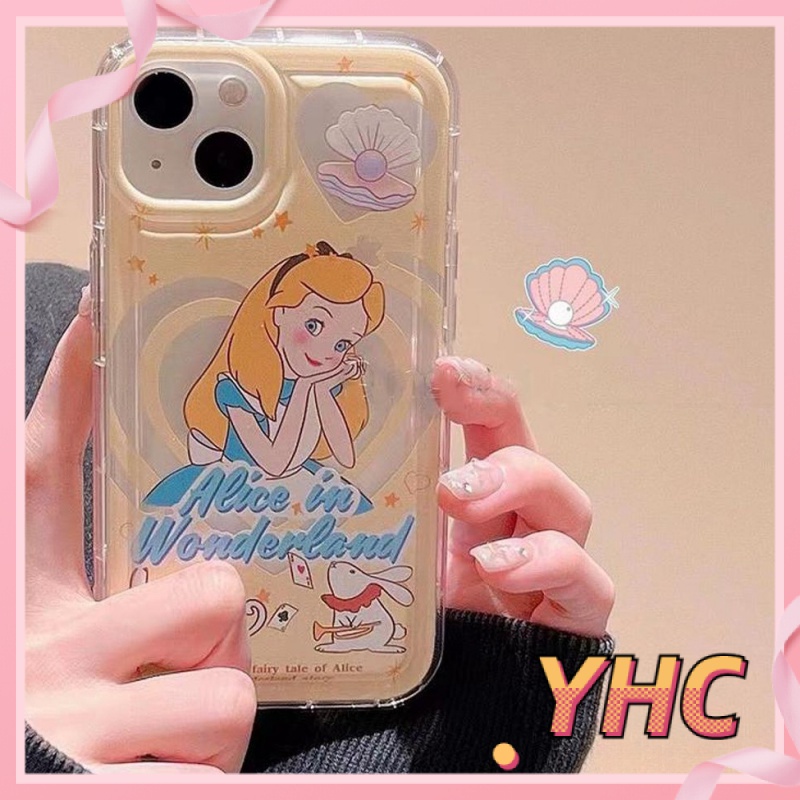 Ốp Lưng iPhone Túi khí hoạt hình nàng tiên cá chống rơi, vỏ mềm silicon giảm chấn Cho Iphone 6 / 6S / 6splus / se / 7 / 7plus / 8 / 8plus / X / xs / xsmax / 11 / 12 / 13 / 14 / Plus / pro max-729