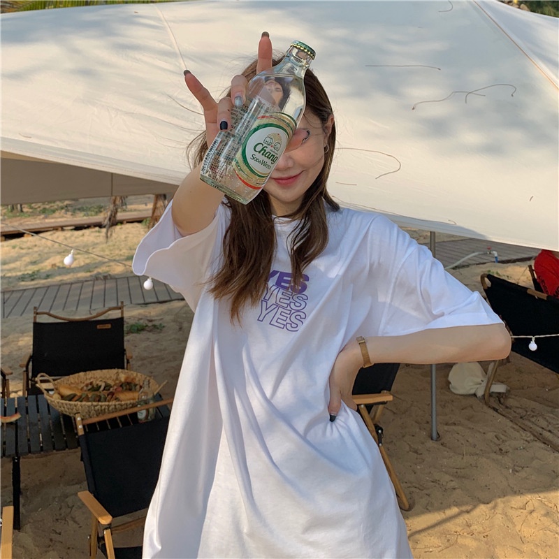 Áo Thun Tay Ngắn Cổ Tròn Dáng Rộng Bằng Cotton Nguyên Chất Phong Cách Âu Mỹ Thời Trang Đường Phố