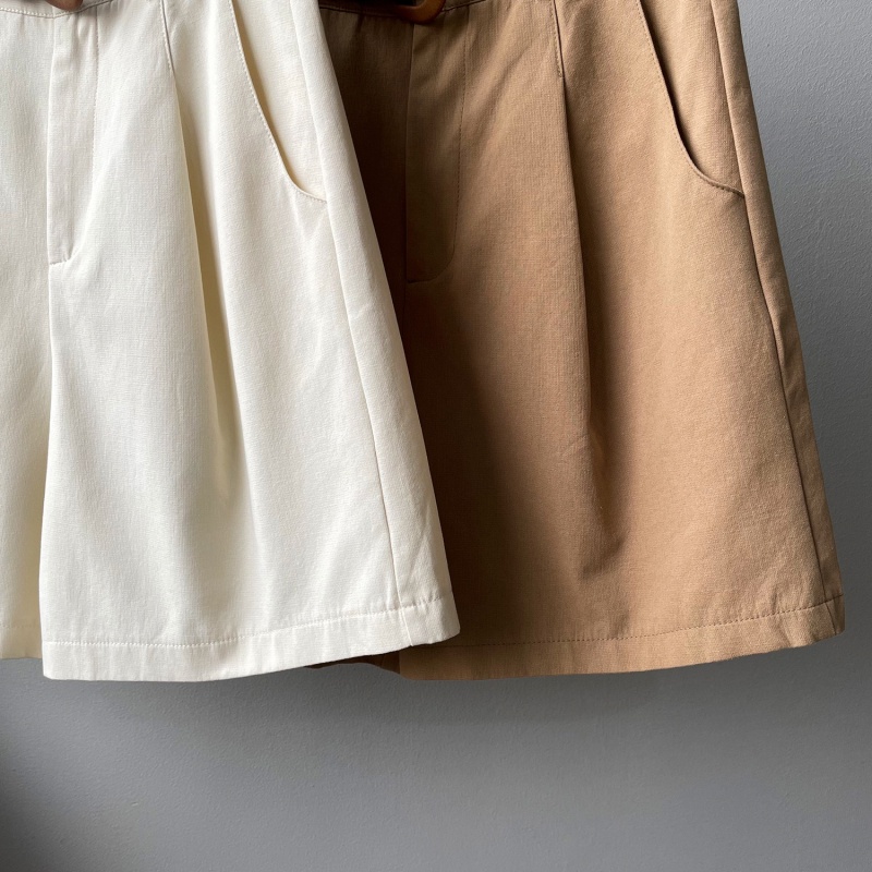 Quần short nữ NZN ống rộng lưng cao thời trang Hàn Quốc
