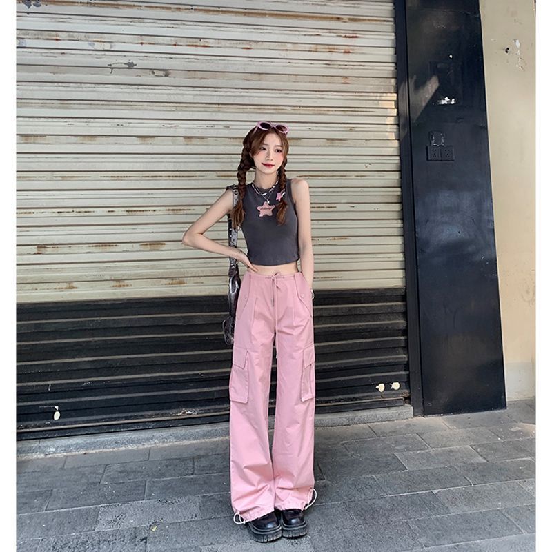 Áo Thun Cotton Nguyên Chất Dáng Ôm Phong Cách Mỹ Cho Nữ