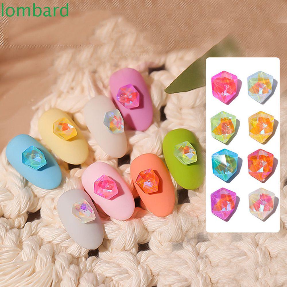 Đá Đính Trang Trí Móng Tay Nghệ Thuật|Bộ 10 Viên Đá Làm Trang Sức Thời Trang|Phụ Kiện Trang Trí Móng Tay DIY Charms