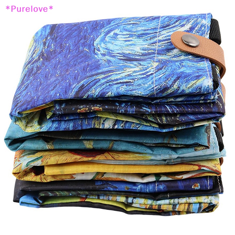 Túi Tote In Tranh Sơn Dầu Van Gogh Tái Sử Dụng Được Tiện Lợi Mới