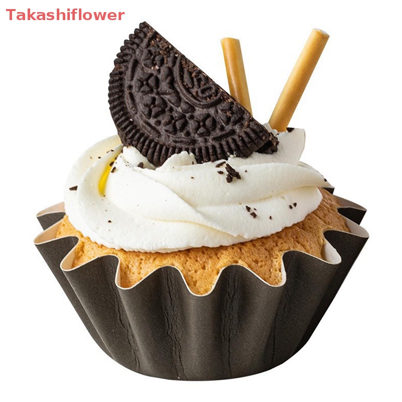 Set 50 Cốc Giấy Màu Sắc Xinh Xắn Đựng Bánh Cupcake