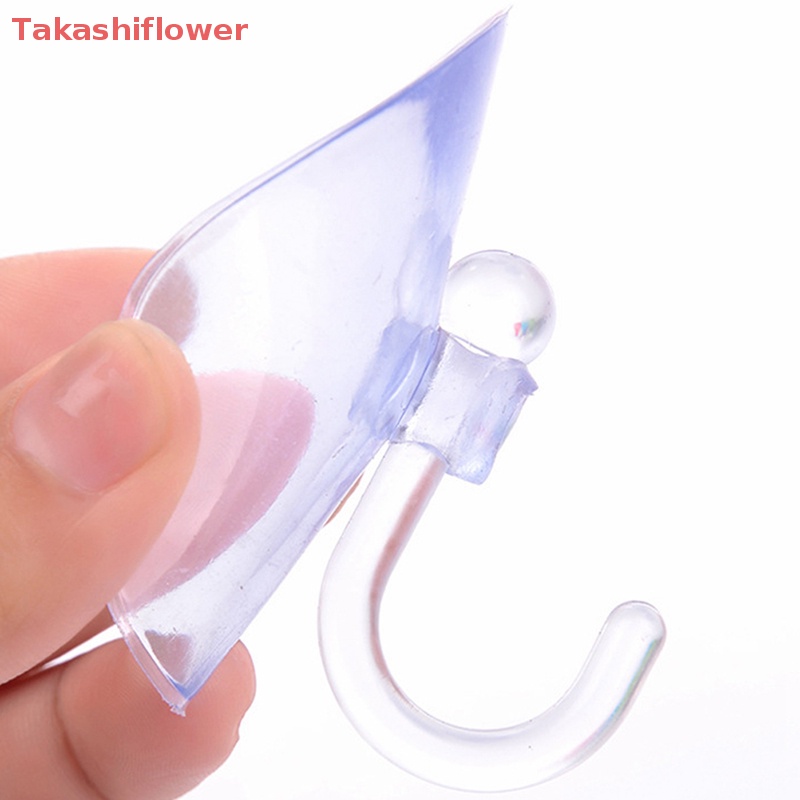 Móc Treo Đồ Dùng Trong Suốt Có Giác Hút Gắn Tường Tiện Dụng Cho Nhà Bếp / Nhà Tắm