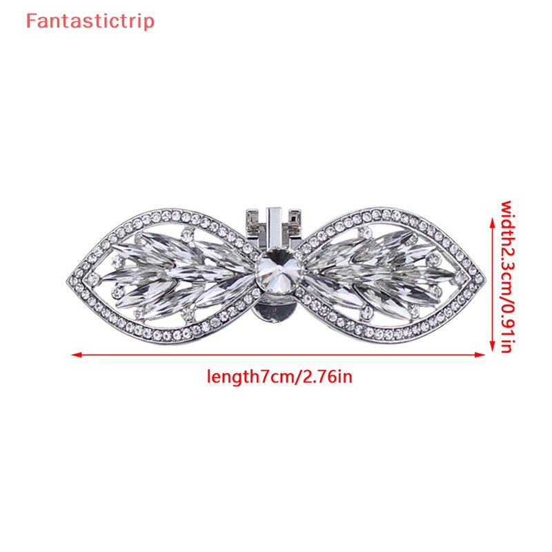 Kẹp Kim Loại Đính Đá Trang Trí Giày Thời Trang Cho Nữ Mới