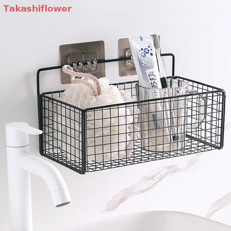 Giá Đỡ Xà Phòng Gắn Tường Màu Đen Tiện Dụng Cho Phòng Tắm / Nhà Bếp