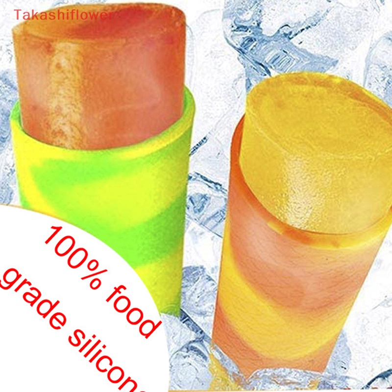 Khuôn Silicone Làm Kem Que DIY Tiện Dụng