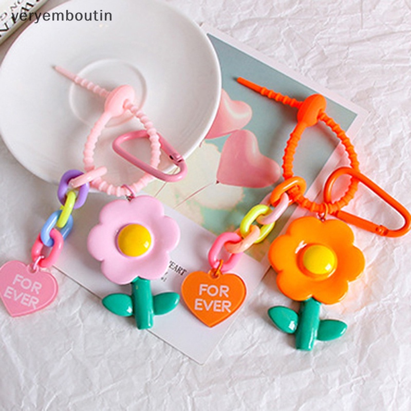 Móc Khóa Hình Bông Hoa Ngọt Ngào Dễ Thương