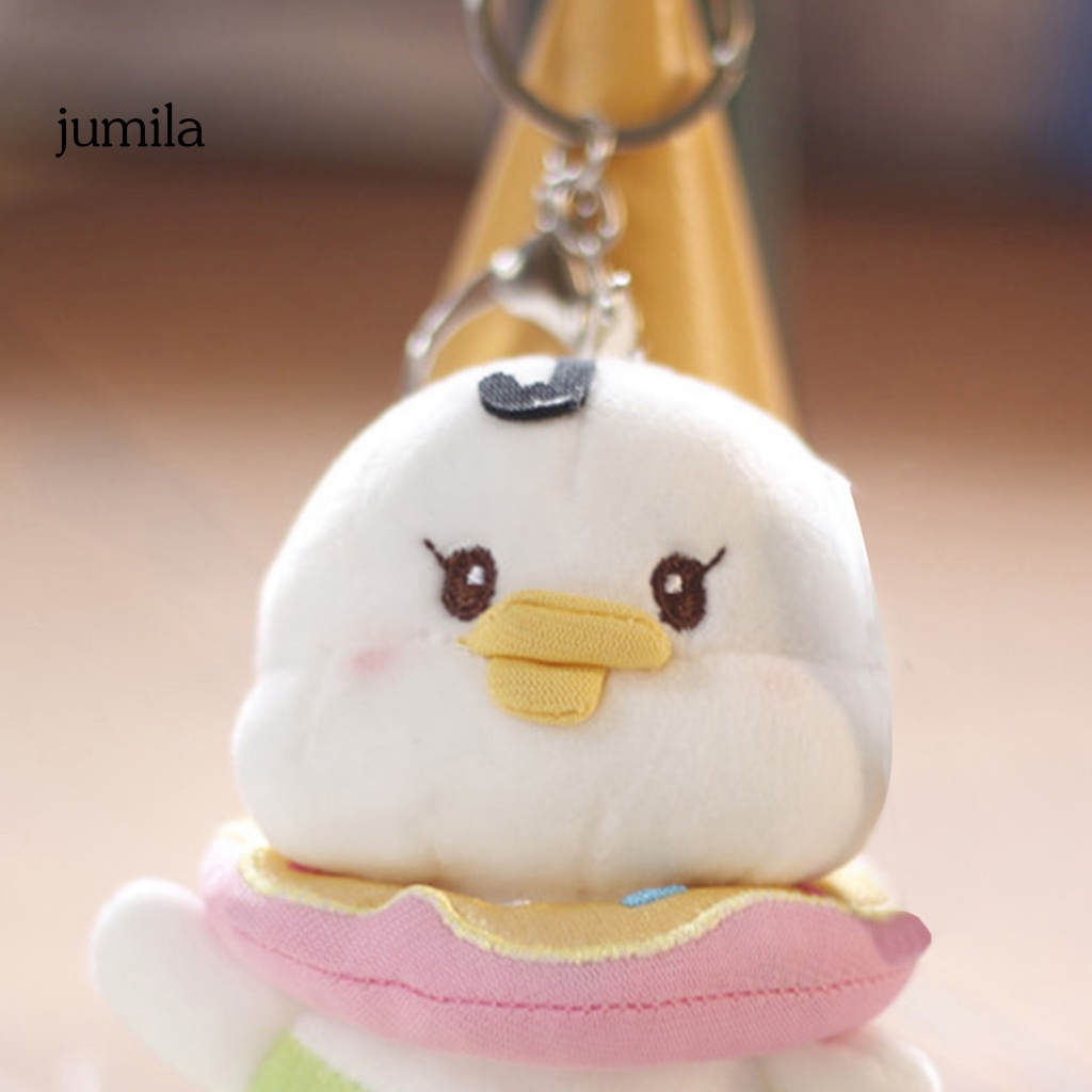 Đồ chơi nhồi bông Hình Vịt Hoạt Hình 12cm Đa Năng Trang Trí Túi Xách