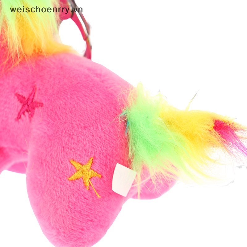 Móc Khóa Kỳ Lân Nhồi Bông Mini Mềm Mại Dành Cho Bé Gái