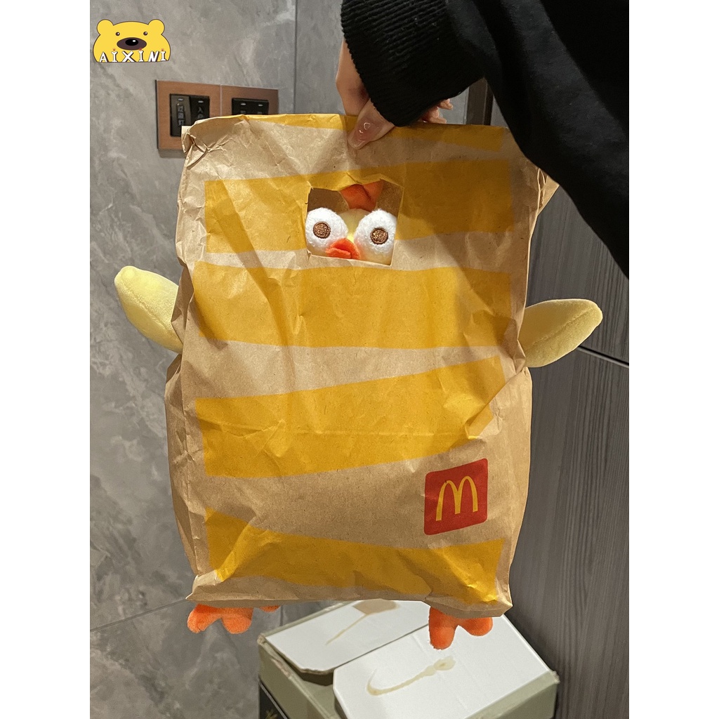 🌈gấu bông gà vàng búp bê gà vàng Gối gà ngộ nghĩnh thú nhồi bông quà tặng trẻ em Món quà sinh nhật trang trí nhà cửa